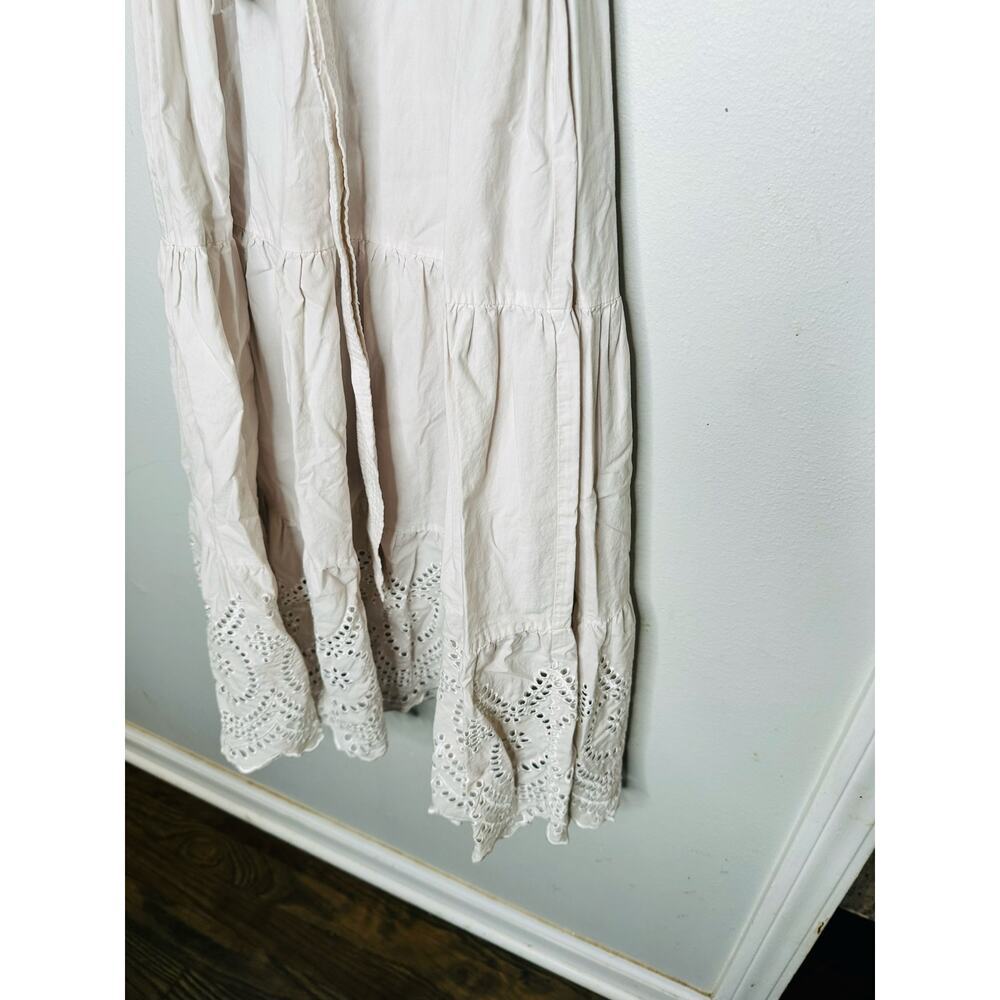Rails White Lace Cutout Flutter Sleeves Cotton Bl… - image 7